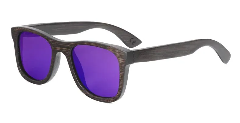 2022 NEW Bamboo sunglasses men, women polarized UV400 mirror all wood sunglasses - BB412