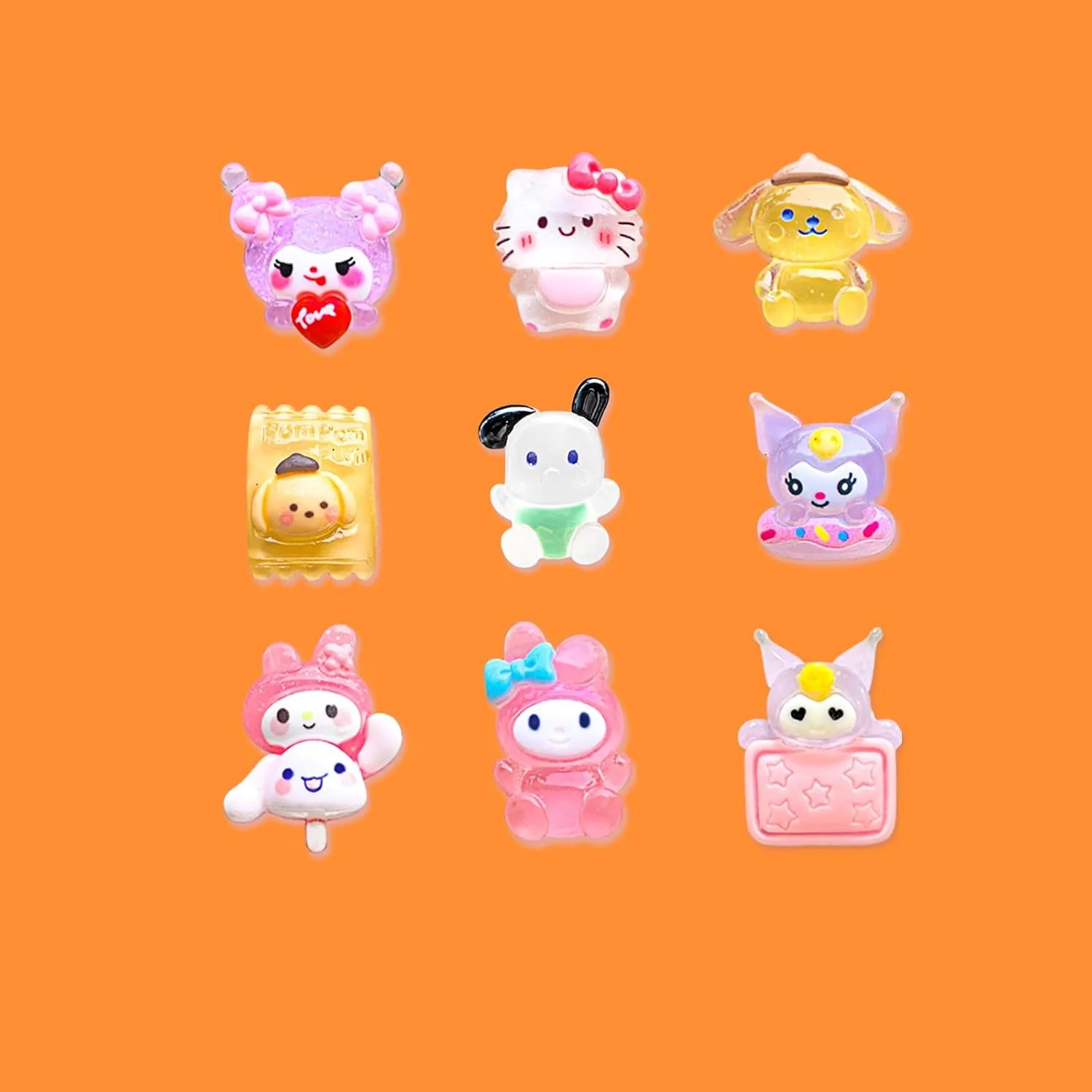 20,30,45Pcs Resin Random Shoe Decoration Charms for Clog Sandals, Cute Charms for Adults