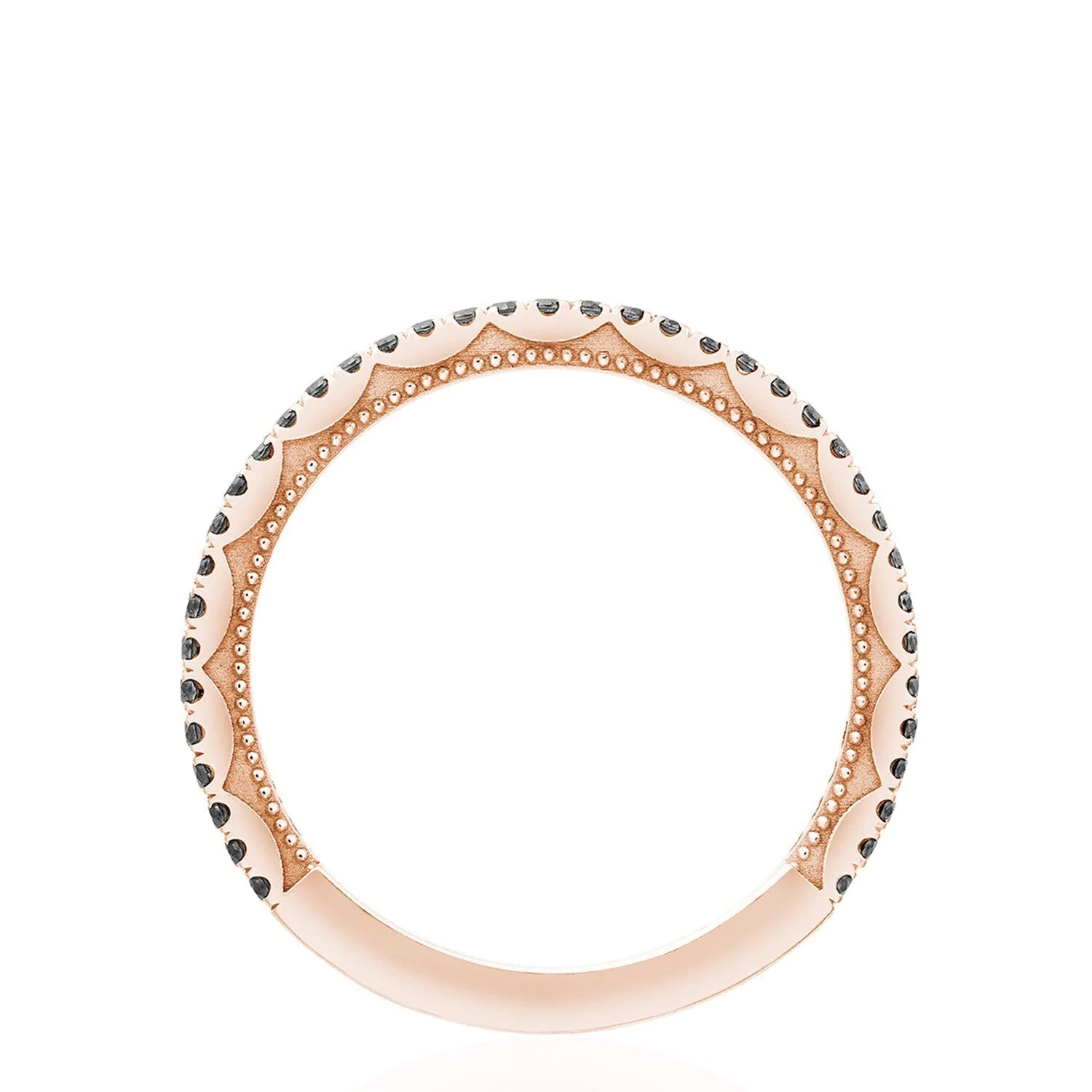 2674B 18KT Rose & Black Diamond