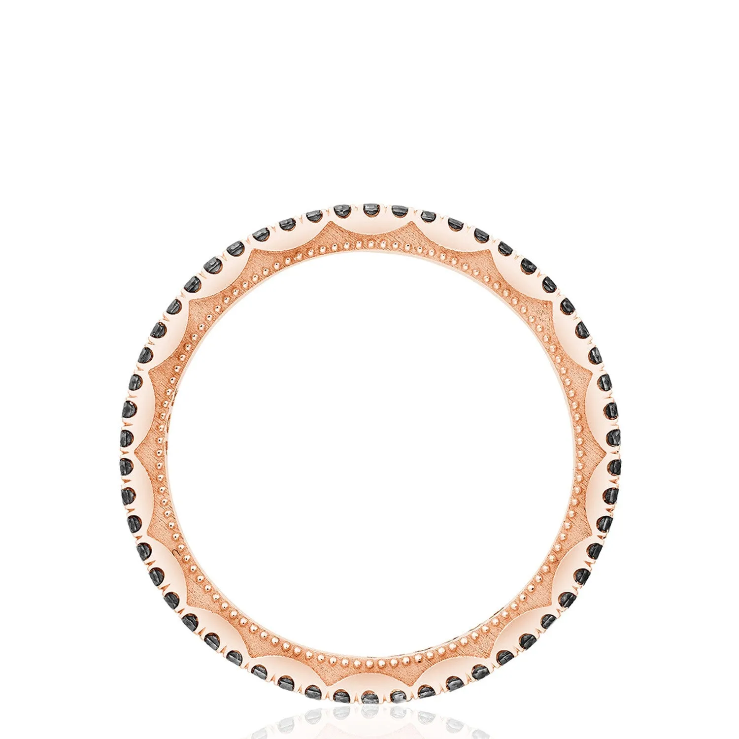 2674B 18KT Rose & Black Diamond