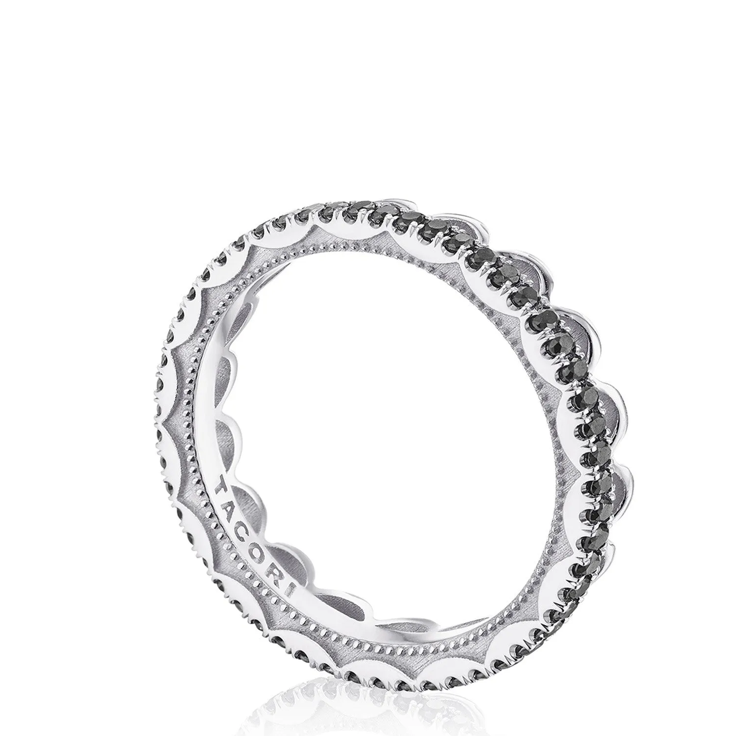 2674B 18KT White & Black Diamond
