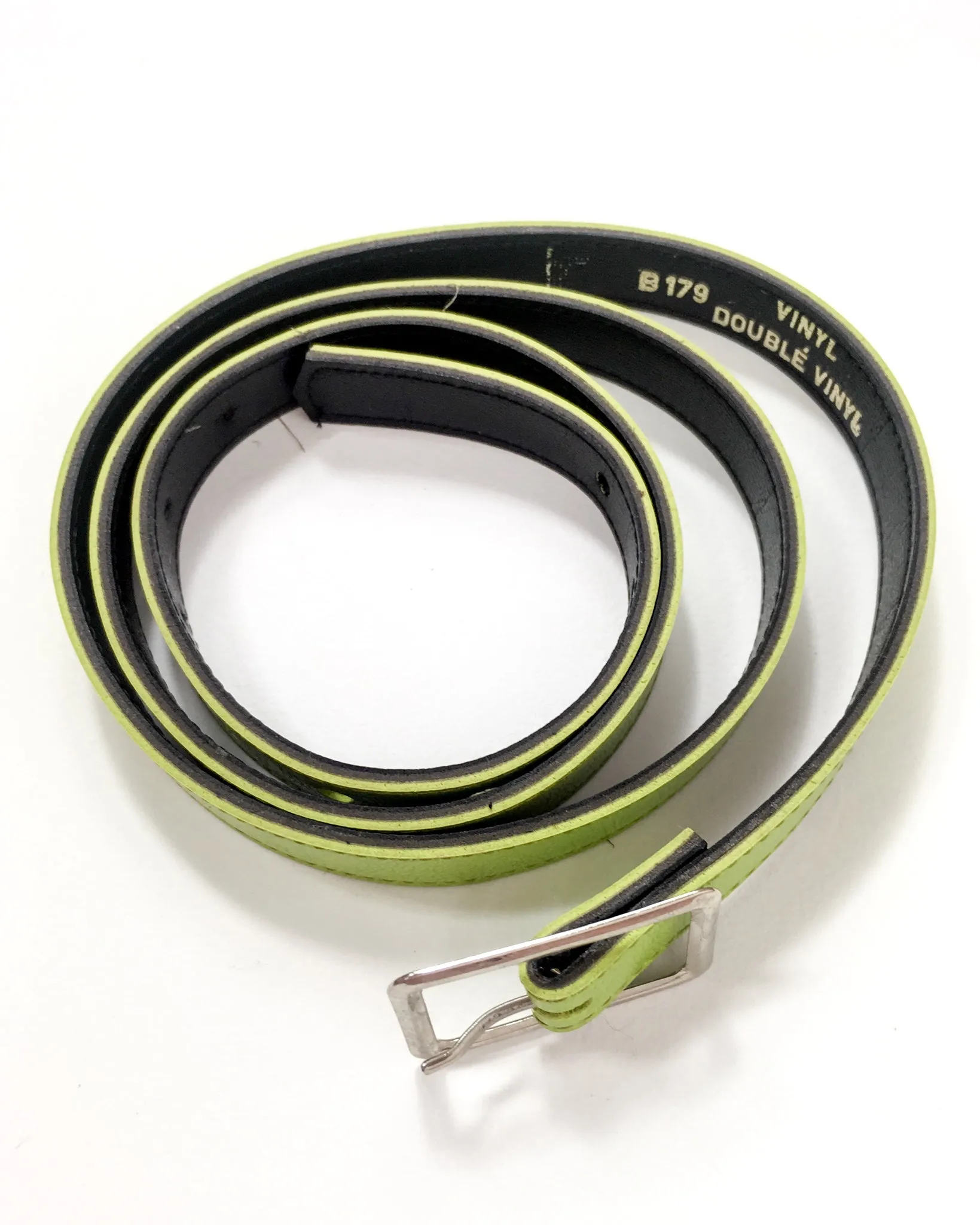 80s vintage thin vinyl belt 💌 FREE SHIPPING