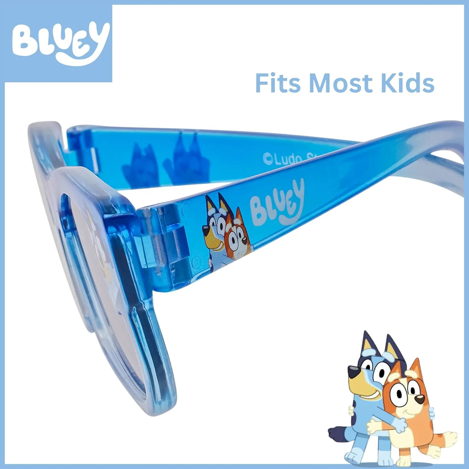 ARKAID Bluey Sunglasses for Kids | UV 400 Protection | One Size Fits Most Kids | Bluey or Bingo Style