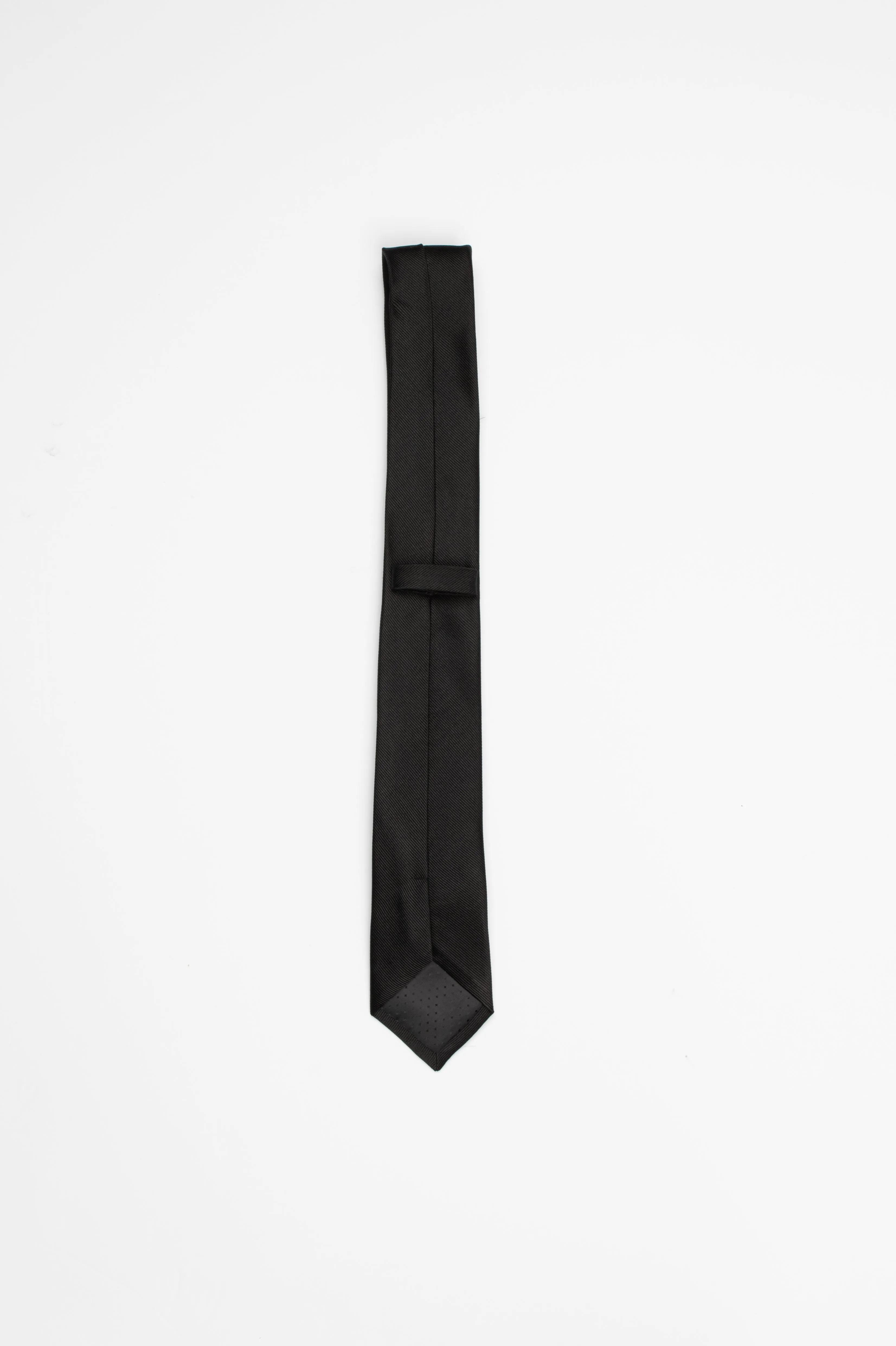 Black 6Cm Fine Ottoman Slim Tie