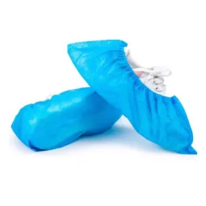 Blue Polypropylene Disposable Shoe Cover (20 count)