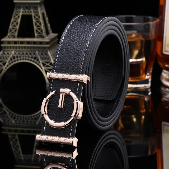 Brand Ladies luxury belts cummerbunds for women G buckle Belt Genuine Leather belt Fashion genuine leather men belts buckle