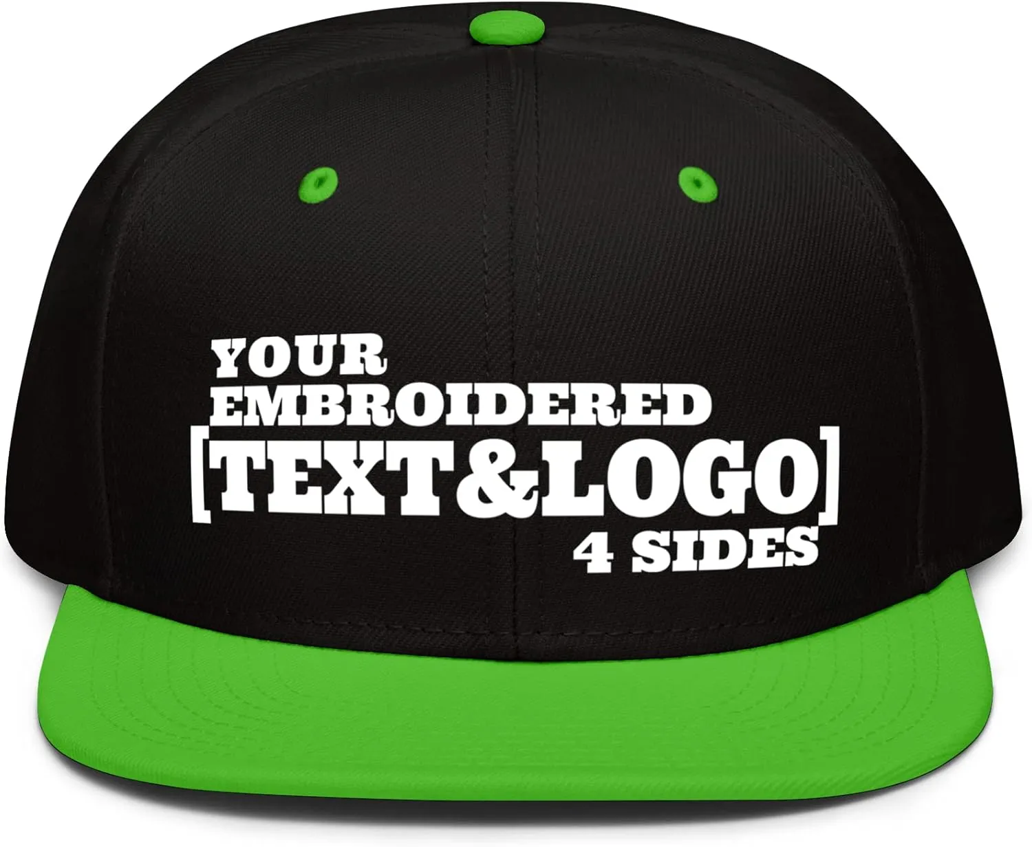 Custom Hat/Cap, Embroidery Personalized Text & LogoSnapback Baseball Trucker Hat