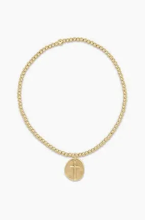 enewton 2mm Gold Inspire Charm Bracelet