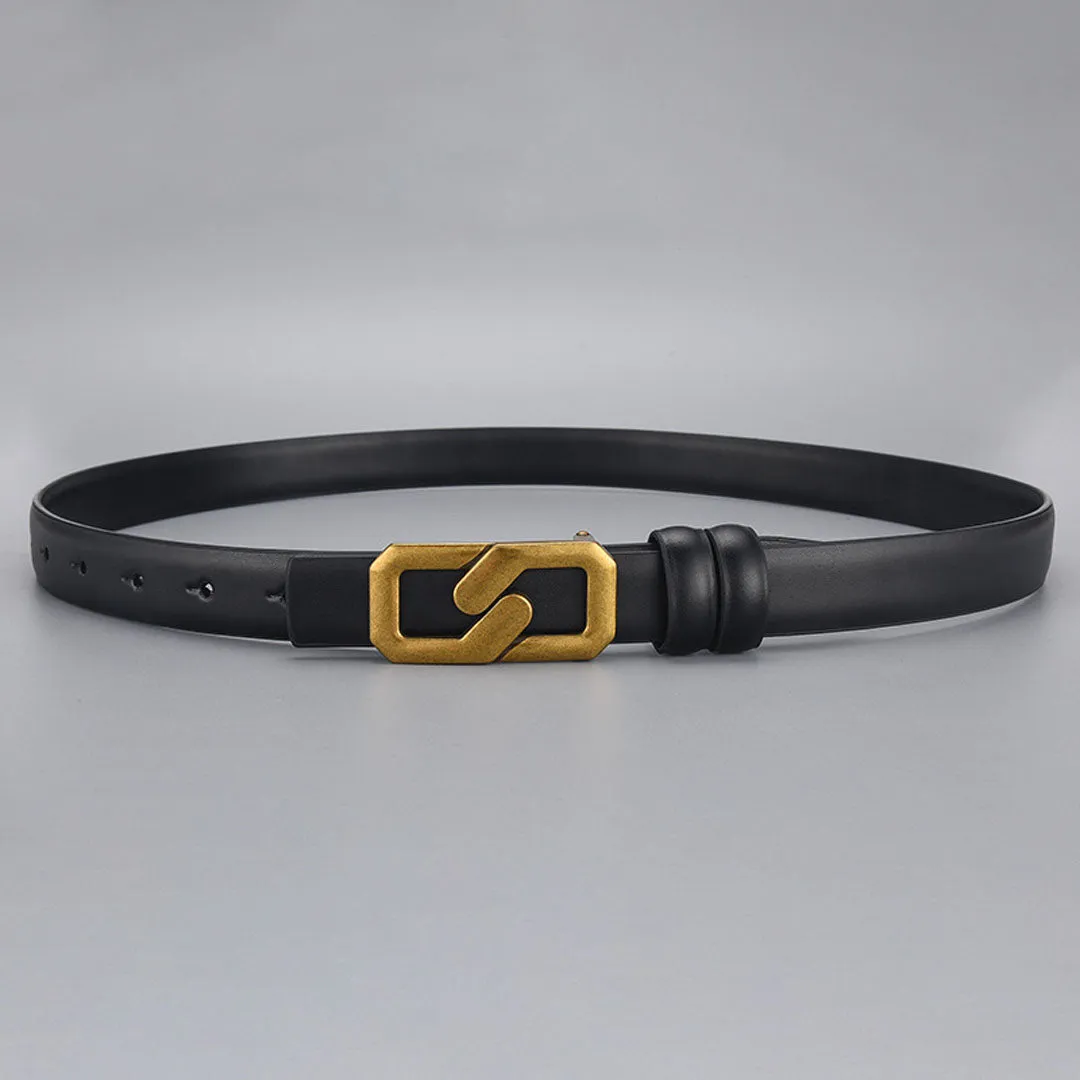 exclusive designer decorative belt Black
