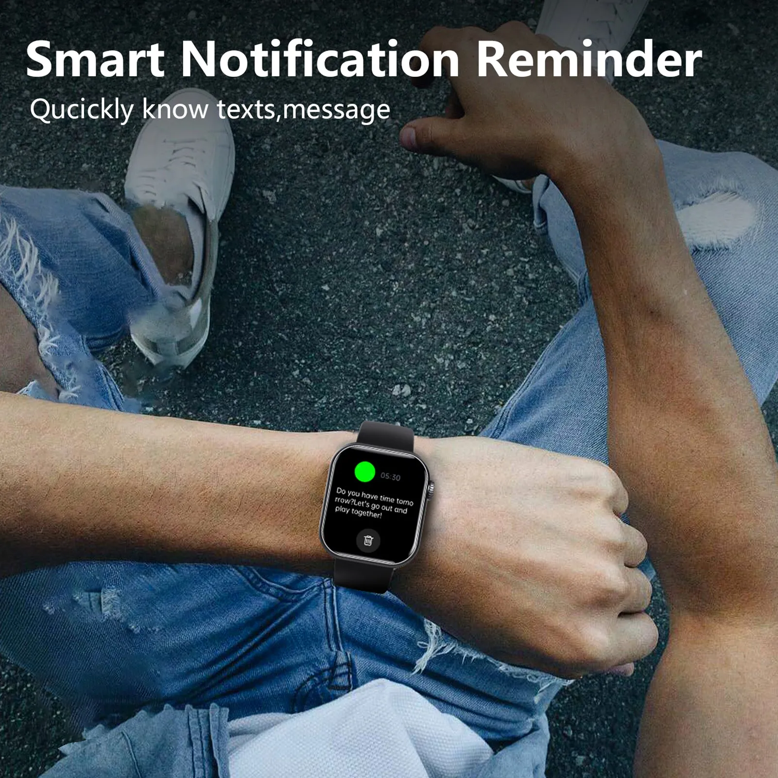 F57 1.9''Smartwatch Sports Watch with Touchscreen