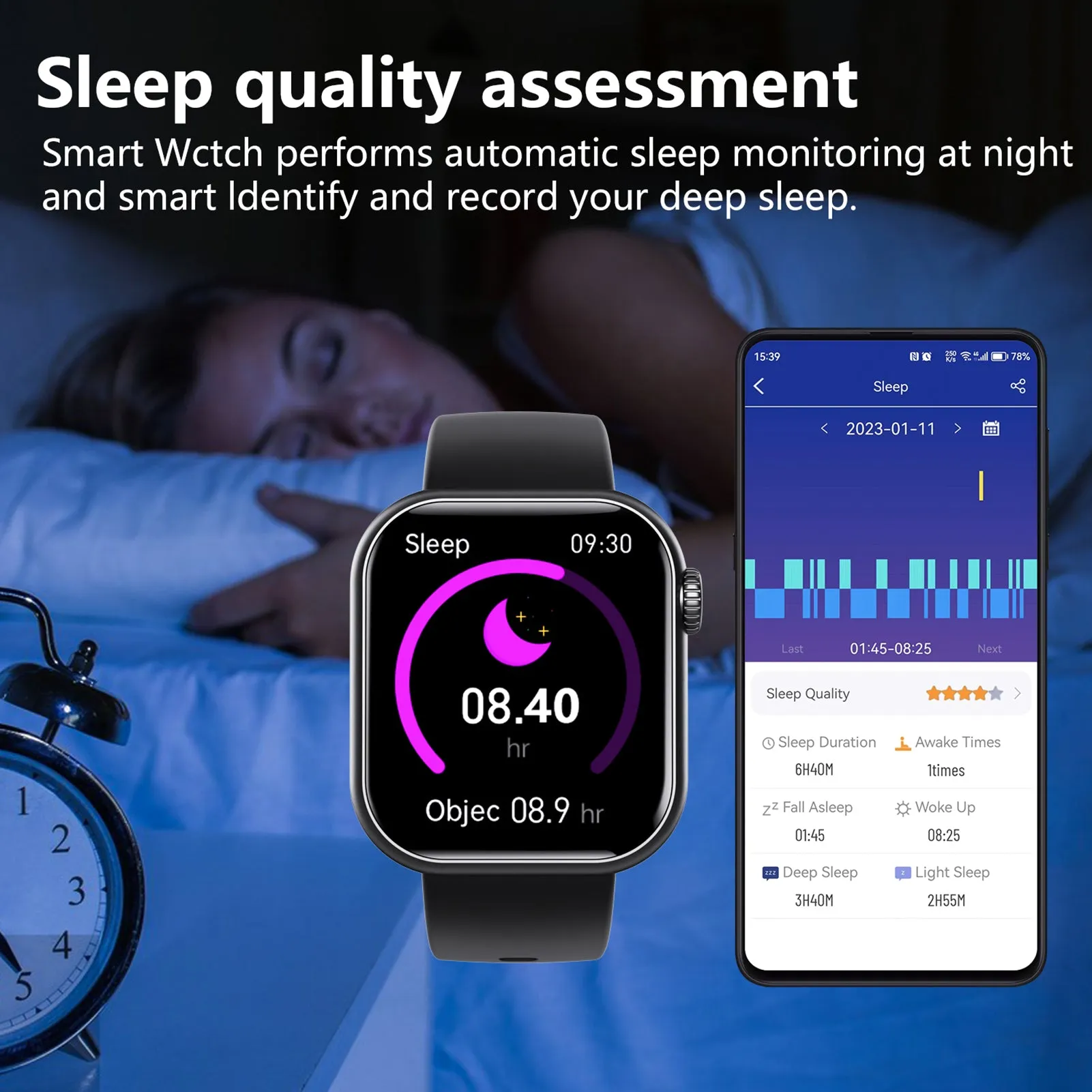 F57 1.9''Smartwatch Sports Watch with Touchscreen