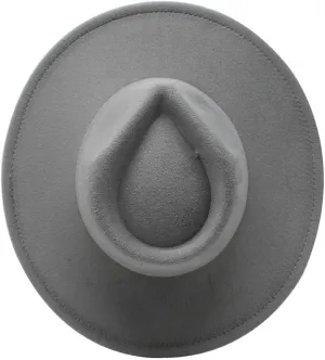 Fedora Hat Oversized 9Cm Big Fedora Hat Love Top Hat for Men and Women Big Hat