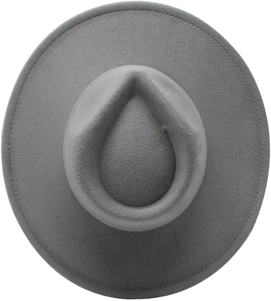 Fedora Hat Oversized 9Cm Big Fedora Hat Love Top Hat for Men and Women Big Hat