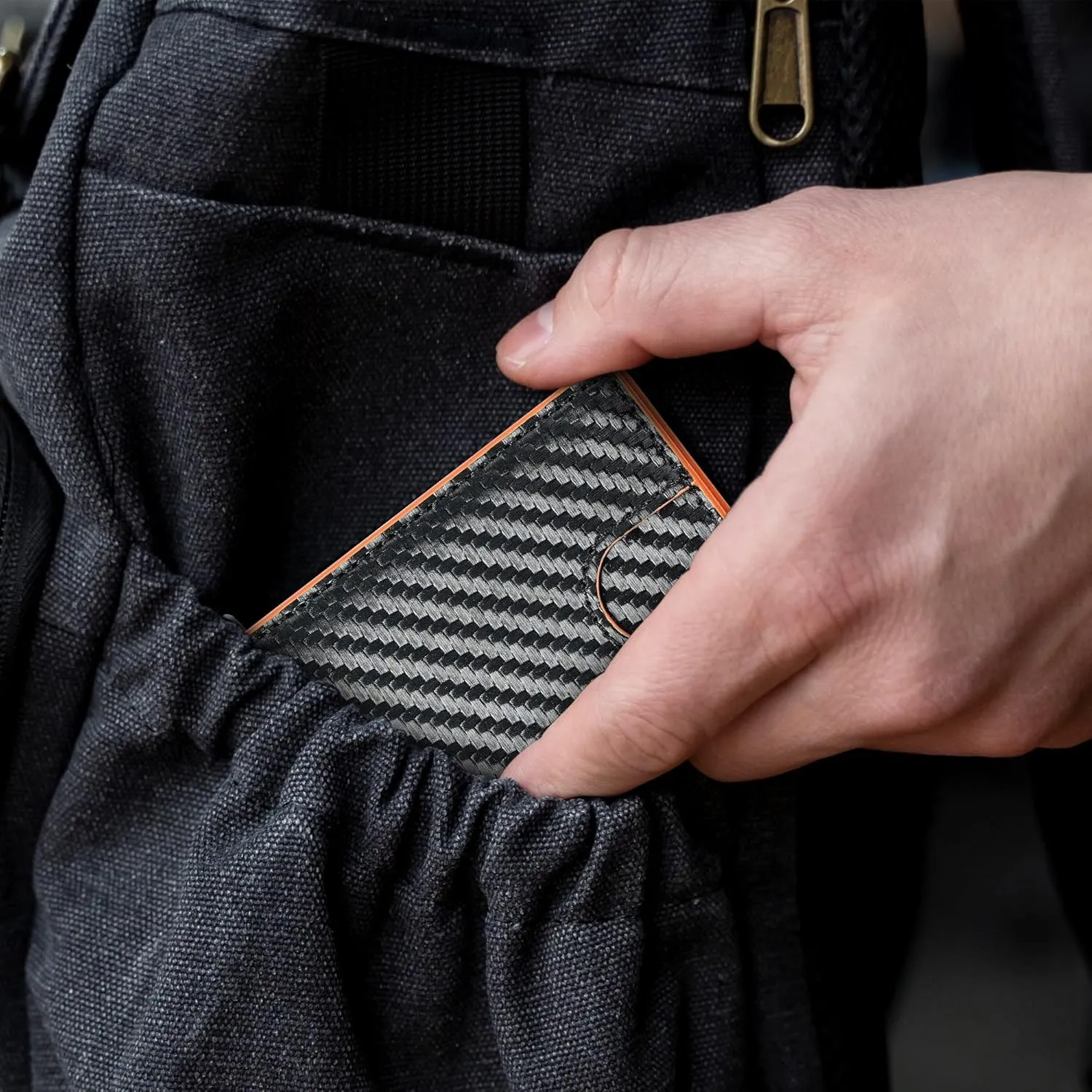 furid Card Wallet For Men Slim: Smart Wallet - Rfid Minimalist Front Pocket with ID Window Pop Up Wallet Gift For Him