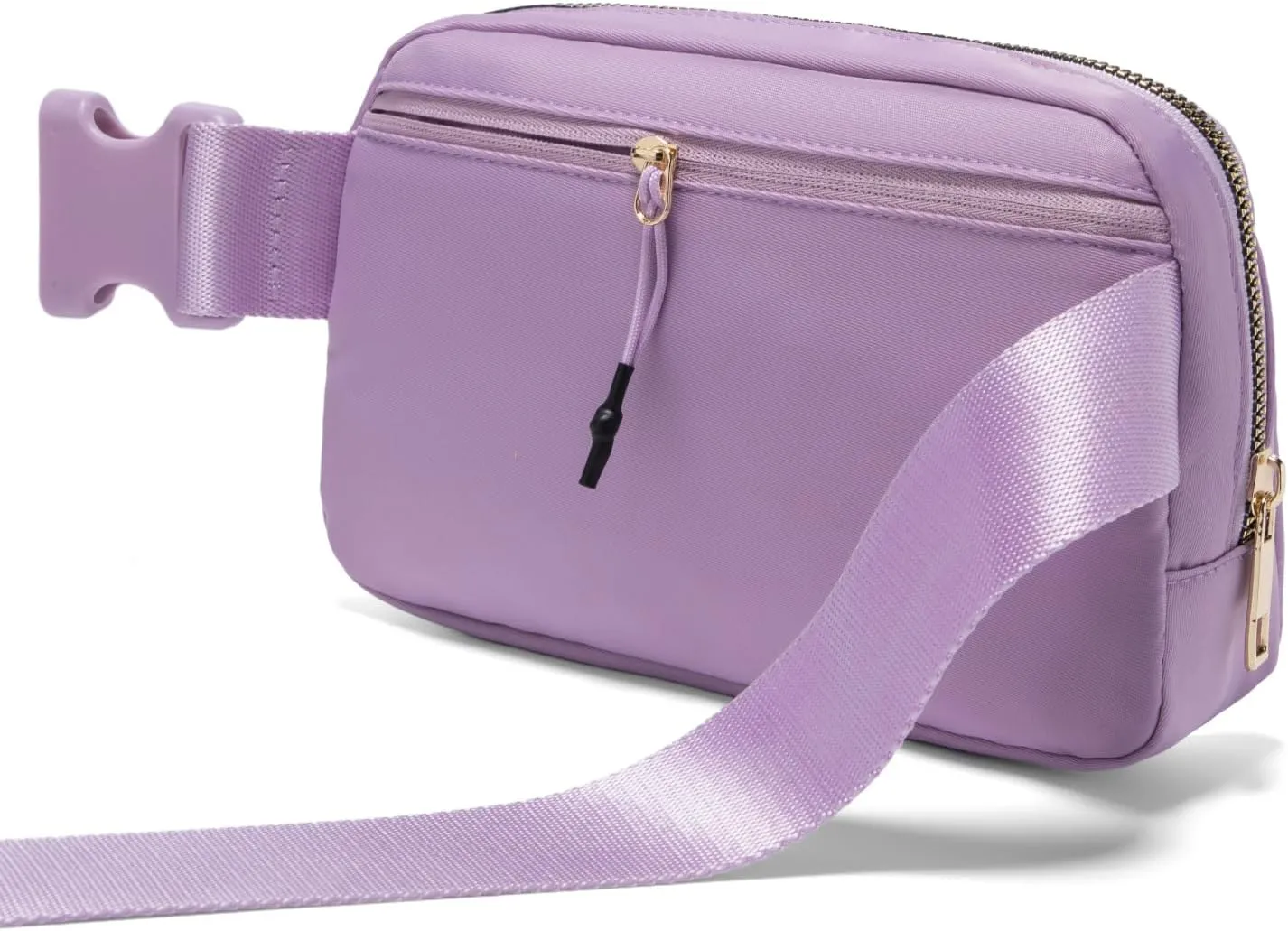 Gitus Waist Pack Belt Bag with Initial Patch, Lavender, Personalized Gifts for Teen Girls, Trendy Stuff, Crossbody Bags for Women