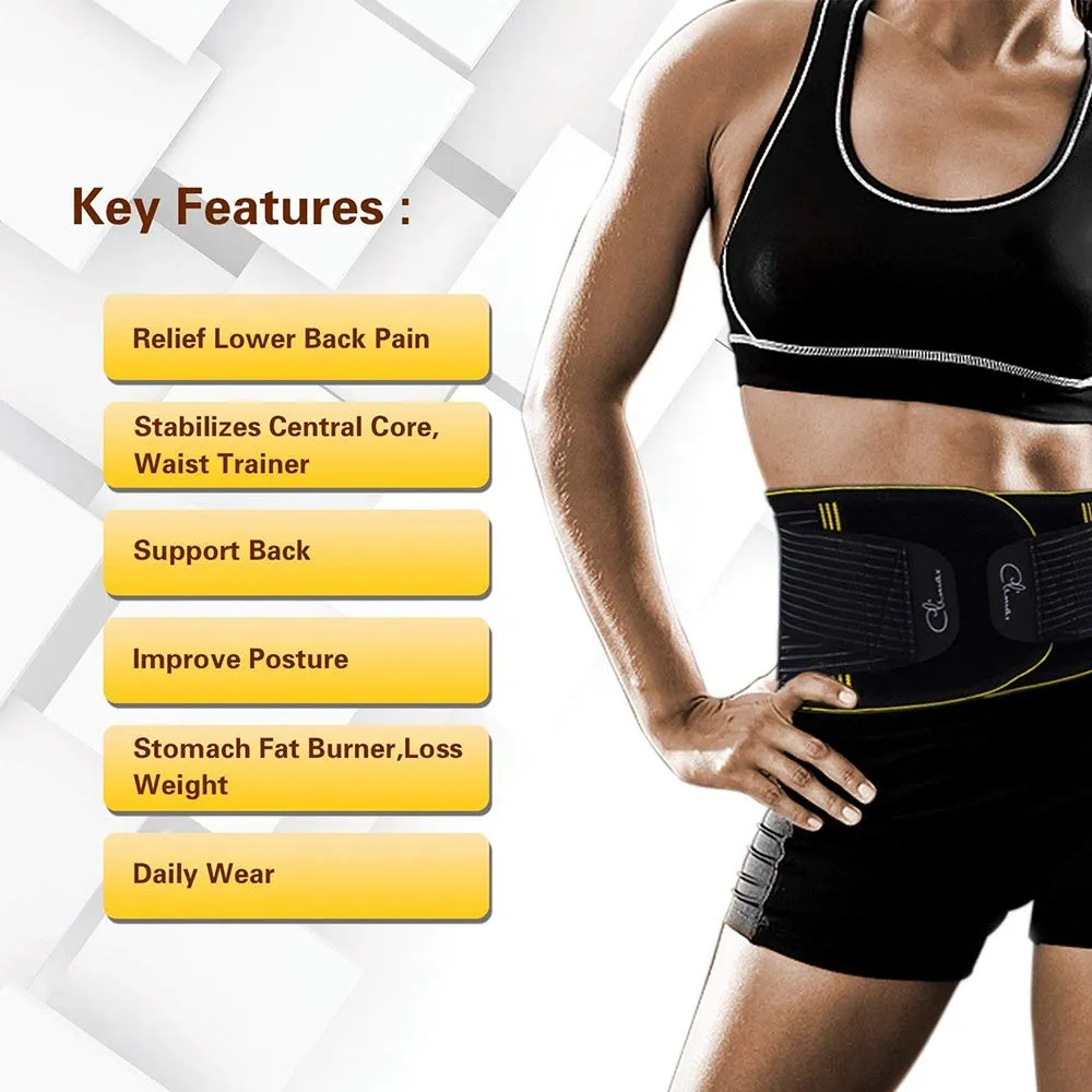 Lumbar Support Belt - Back Support for Men and Women - Waist Back Support Belt to Relieve Back Pain, Sciatica, Spinal Stenosis, Scoliosis or Herniated Discs