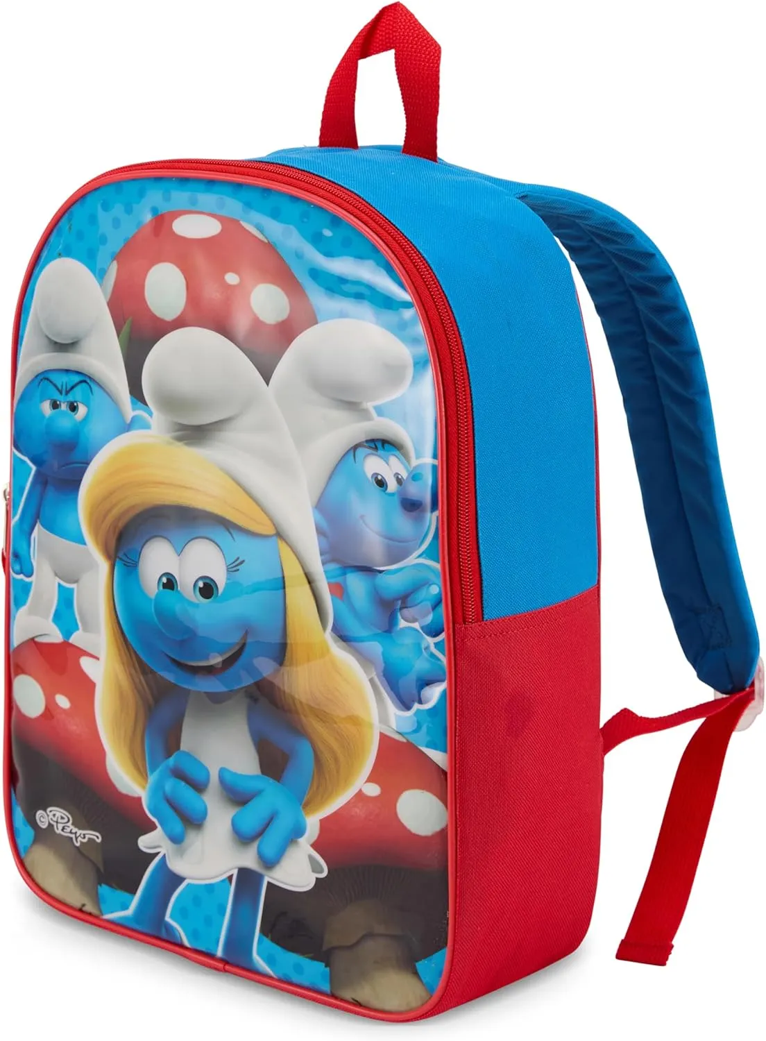 Nickelodeon Smurfs Toddler Girl Backpack for Kids - Toddler Backpack with Padded Straps & Zip Compartment Little Kids - 15"