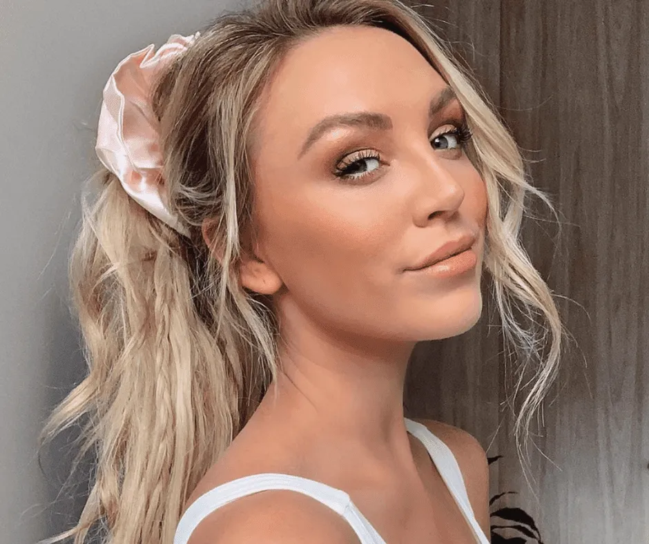 Oversized Pink Silk Scrunchie