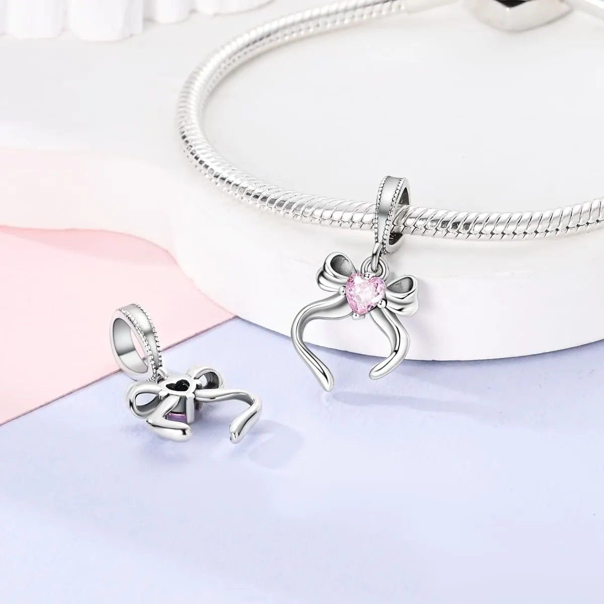 Parmuz 925 Sterling Silver Charm for Bracelets Dog Evil Eye Travel Love Mom Dangle Charms for European Bracelets Necklace Pendant Beads Jewelry Gift for Woman