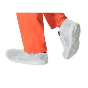 Pioneer Disposable Polypropylene Shoe Covers, Lightweight 30 GSM with Elastic Ankles for Medical Facilities, and Hygienic Protection | 50 Pairs Pack