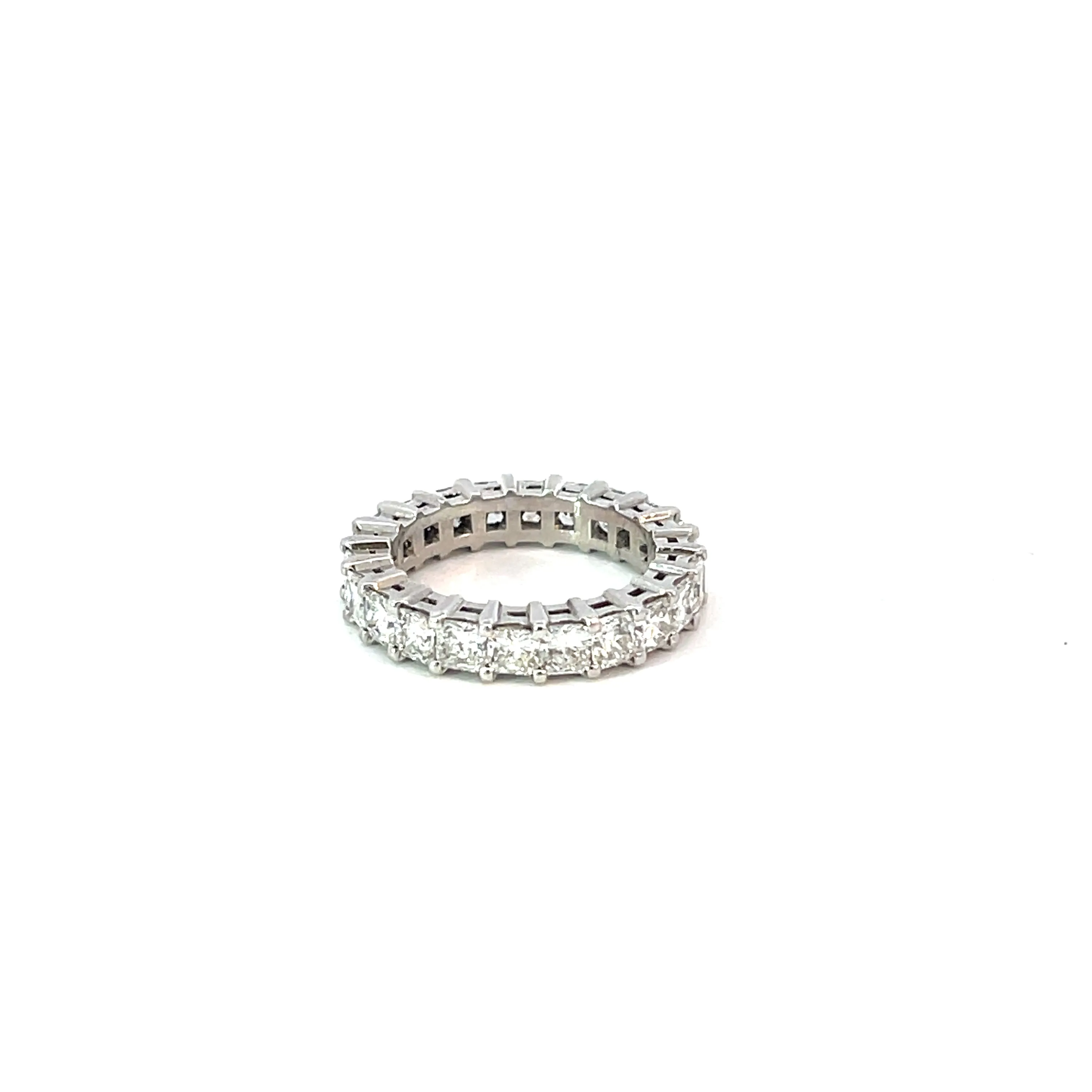 Princess Cut Diamond Wedding Band
