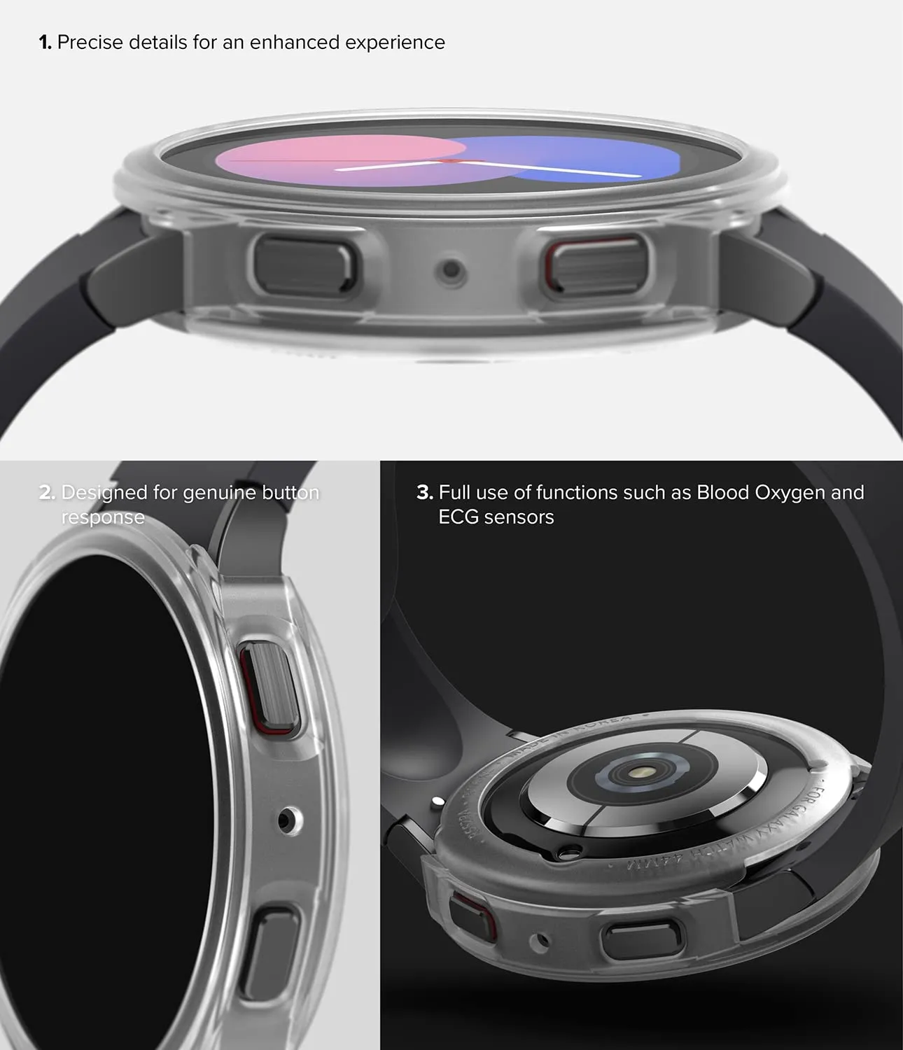 Samsung Galaxy Watch 5 40mm Case| Air Sports Series| Matte Clear