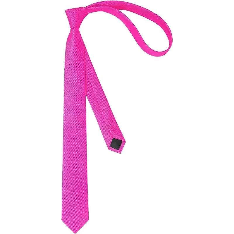 Solid 2.17'' Skinny Formal Tie - 1-HOT PINK
