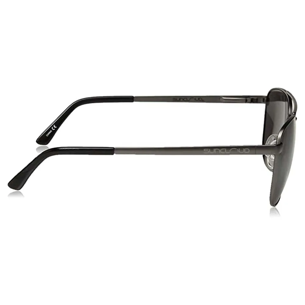 Suncloud Women's Matte Gun Metal Frame Gray Lens Polarized Fairlane Sunglasses - 2023412HL56M9