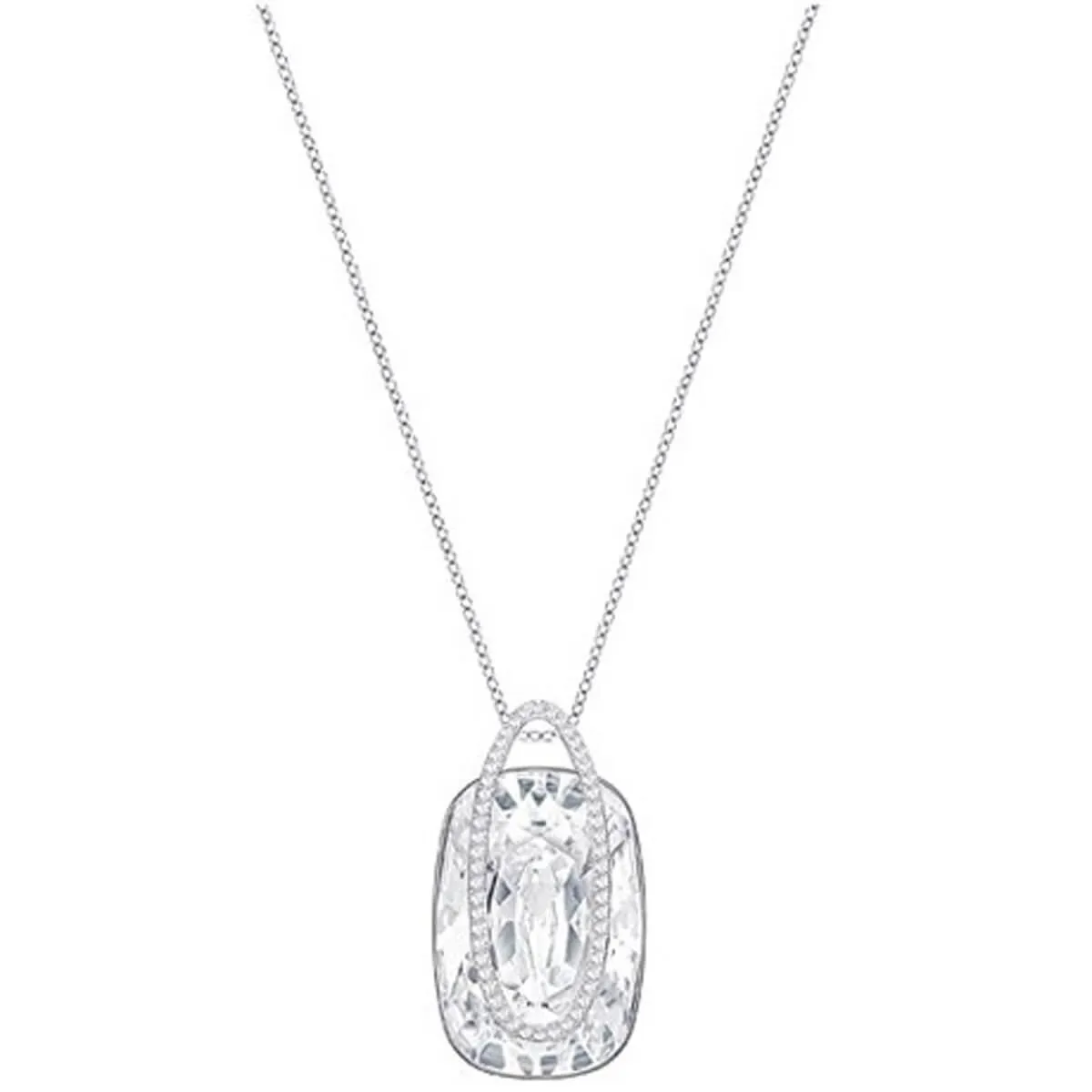 Swarovski Women's Necklace - Holding Silver Tone Rhodium | 5292829