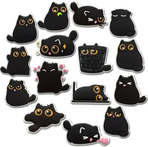 Valentine New Year Cat Flowers Shoe Decoration Charms for Clog, Toast Drink Bow Tie Charms Accessories for Adults