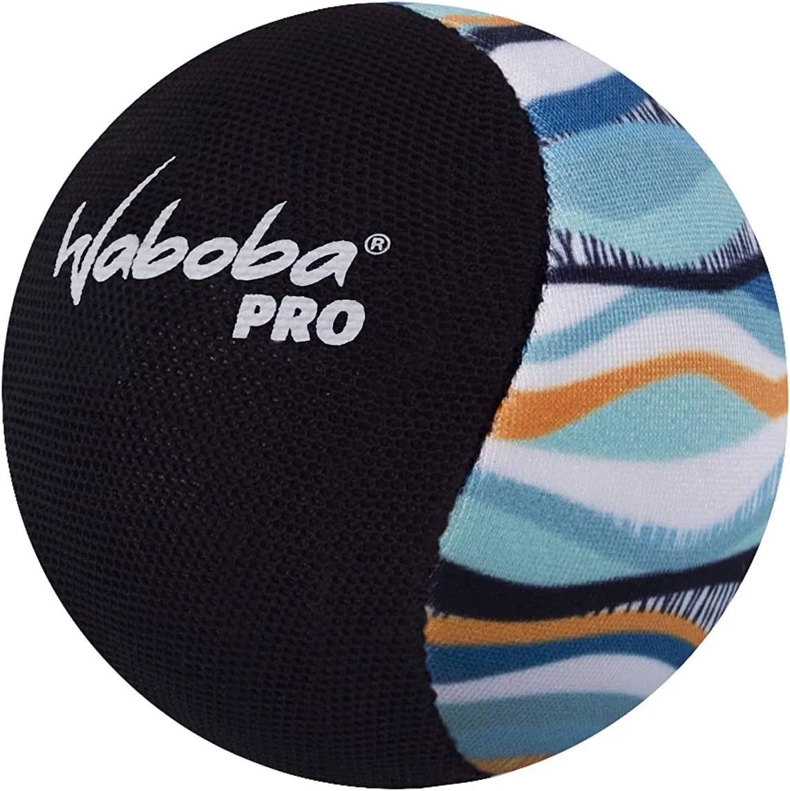 Waboba Pro Water Bouncing Ball with Added Grip - Perfect Toy for Beach and Water Games - Skips on Water - Invented in Sweden  Wavey Stripes