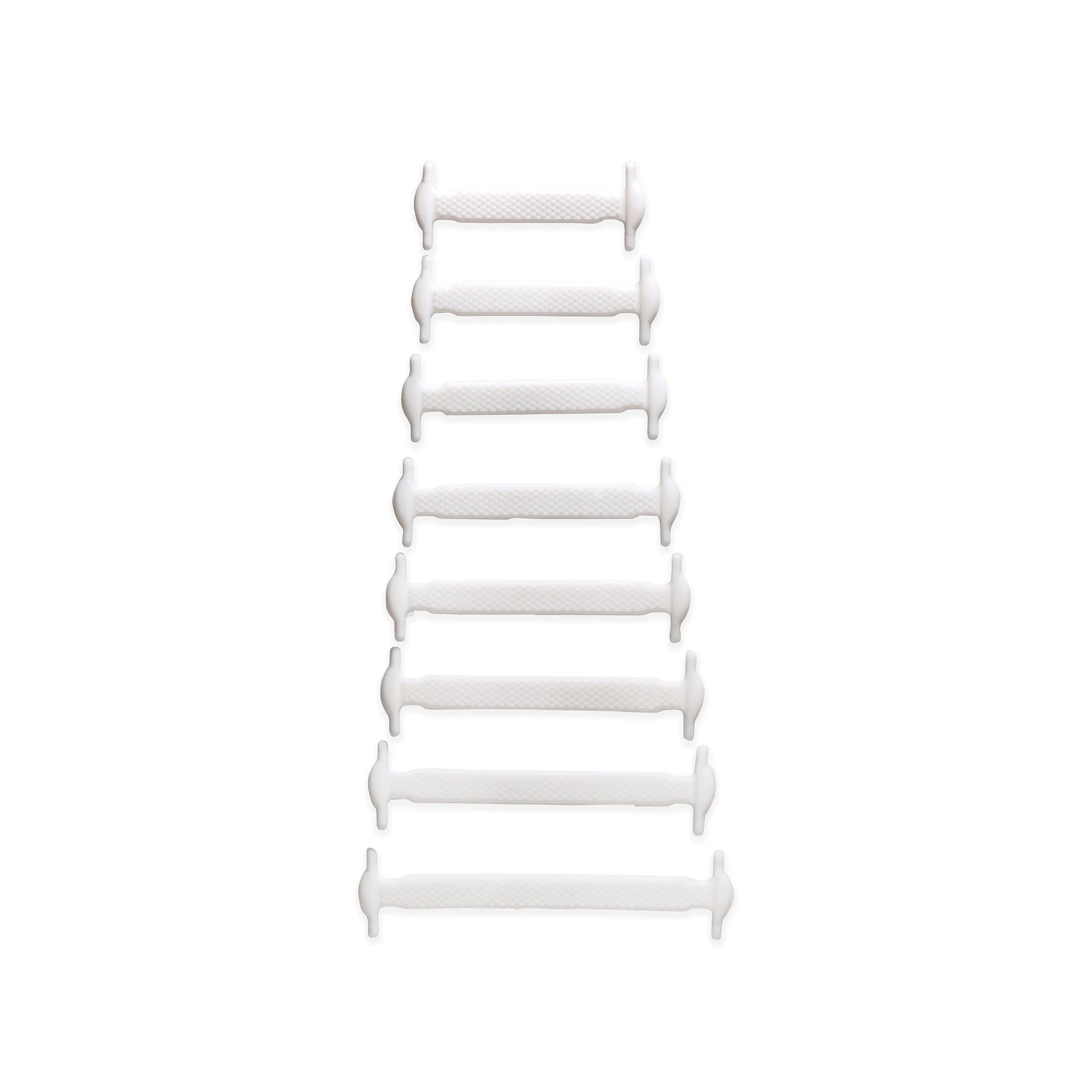 White No-Tie Shoe Bands