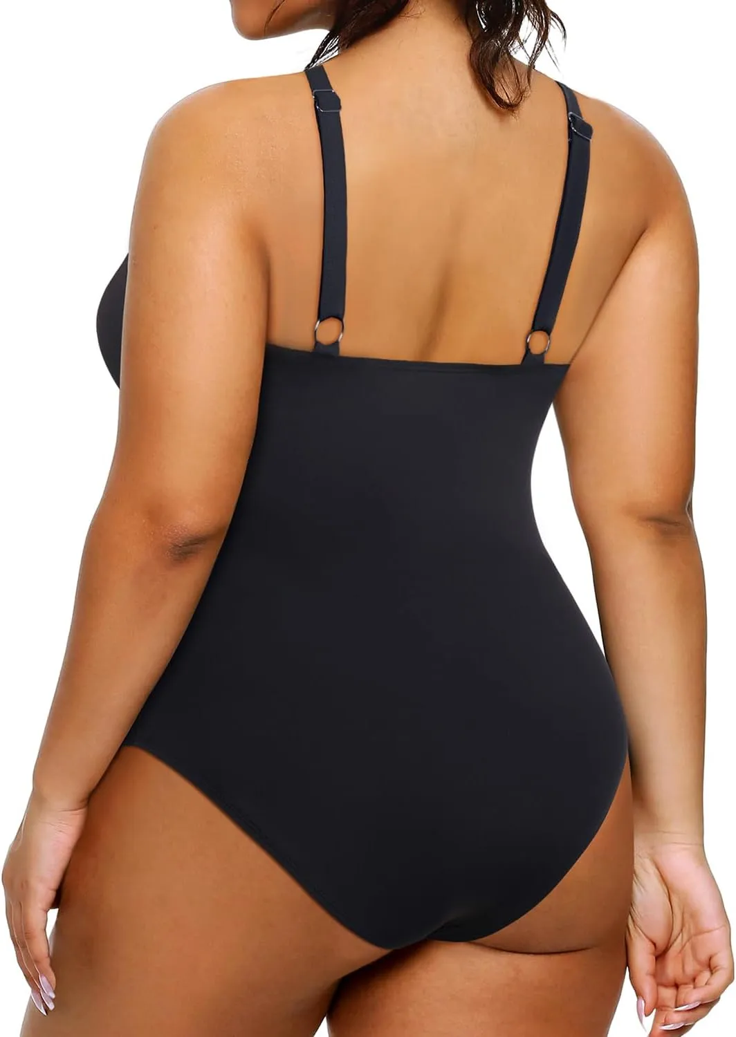 Yonique Plus Size One Piece Swimsuits for Women Tummy Control Bathing Suits Full Coverage Swimwear